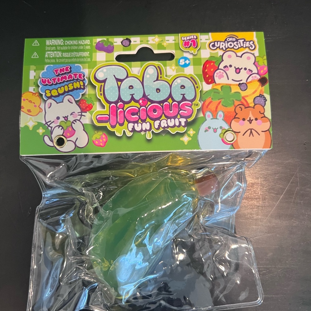 Taba-licious Green Banana Squishy Toy by Orb Curiosities